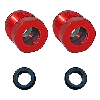 2 Sets Alloy Steering & Reverse Cable Lock Nut with Seals